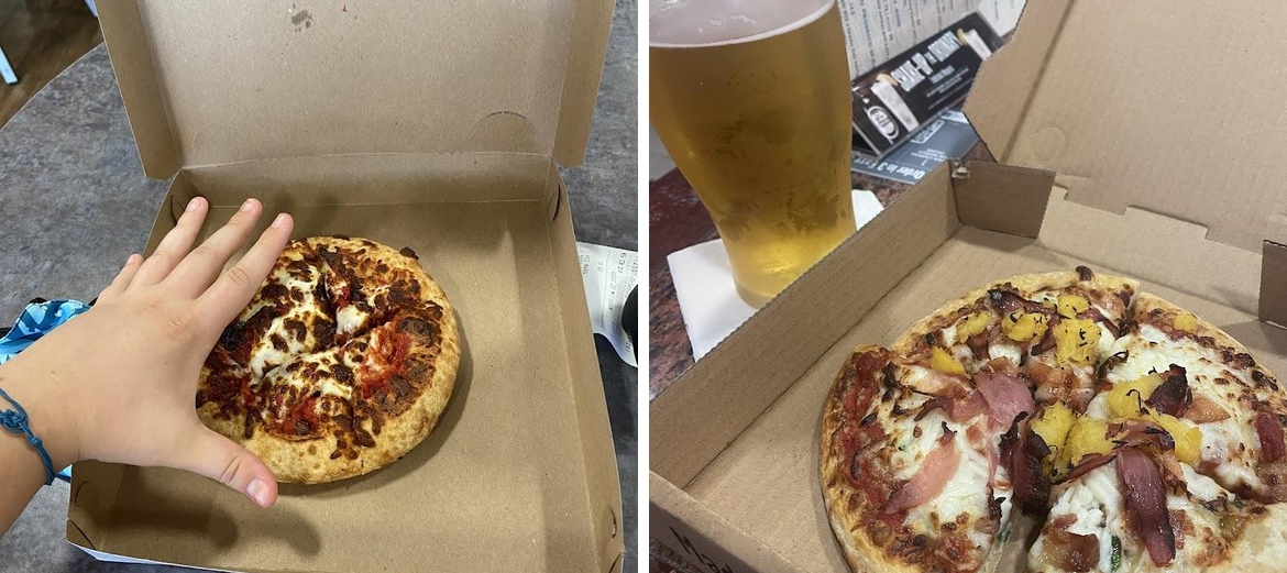Pizza Torn Basil